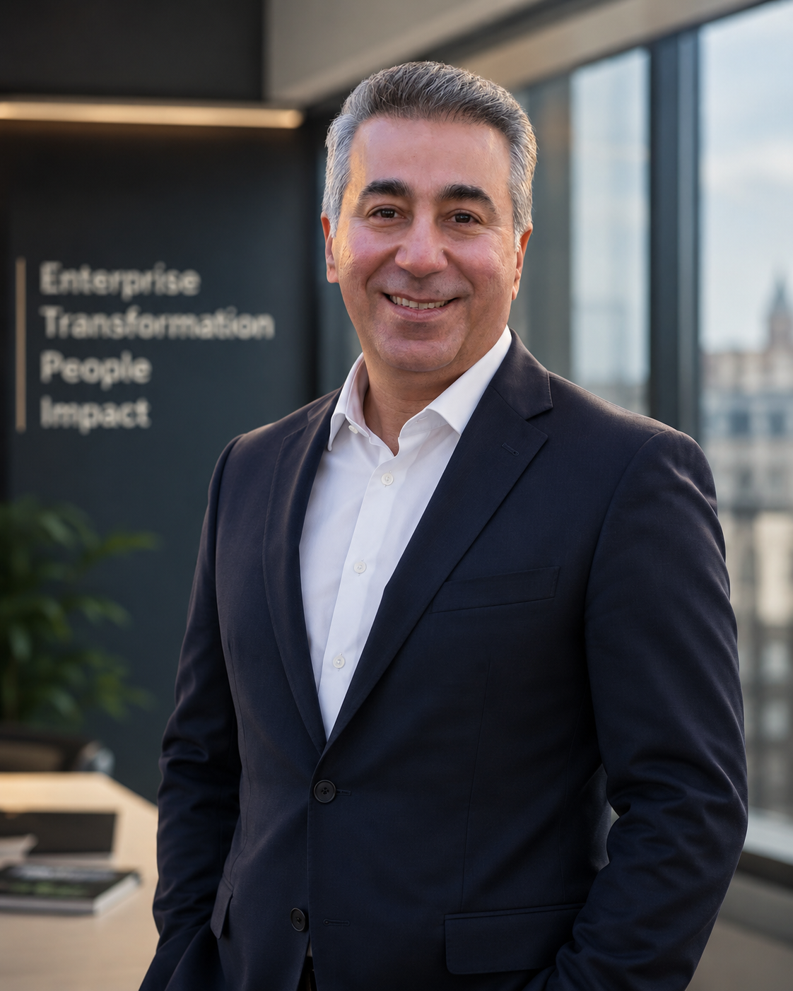 Portrait of Mohammad Mehrabani — Digital Transformation Leader & Enterprise Systems Architect